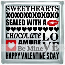 SWEETHEARTS XOXOXOXOXOXO SEALED WITH A CHOCOLATE LOVE AMORE...