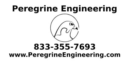 CUSTOM - Peregrine Engineering Logo Decal