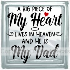 A BIG PIECE OF My Heart LIVES IN HEAVEN AND HE IS My Dad