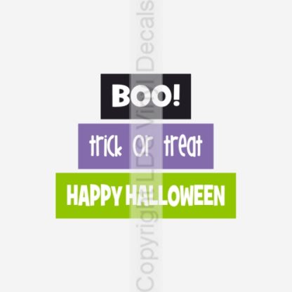 BOO!  - trick or treat - HAPPY HALLOWEEN