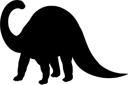 Brontosaurus Silhouette