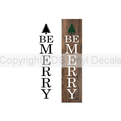 BE MERRY (with tree)