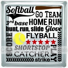 Softball GO TEAM 3rd base HOMERUN...