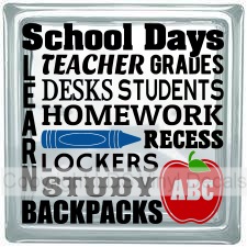 School Days TEACHER GRADES DESKS STUDENTS HOMEWORK LEARN RECESS