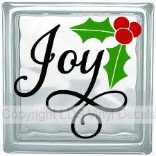 Joy (with holly berry/leaf)