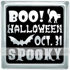 BOO! HALLOWEEN OCT. 31 SPOOKY (solid)