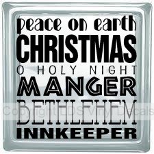 peace on earth CHRISTMAS O HOLY NIGHT MANGER BETHLEHEM INNKEEPER