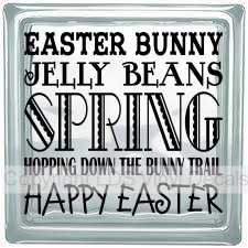 EASTER BUNNY JELLY BEANS SPRING HOPPING DOWN THE BUNNY TRAIL...