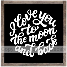 I love you to the moon and back