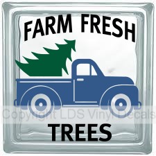 FARM FRESH TREES Vintage Truck (Triple-Color)