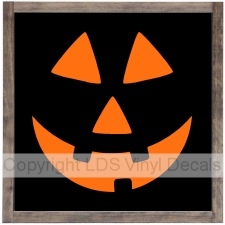 Jack O' Lantern Face (Solid Eyes)