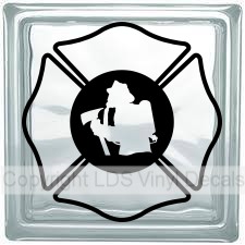 Maltese Cross (with Firefighter)