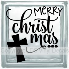 MERRY Christmas (with cross)