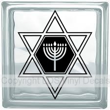 Star of David with Menorah