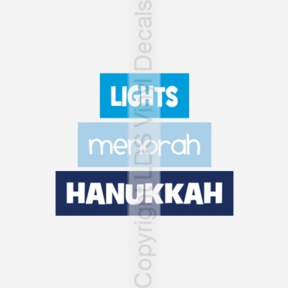 LIGHTS - menorah - HANUKKAH