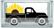 Sunflower Vintage Truck