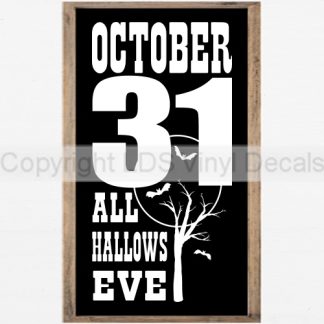 OCTOBER 31 ALL HALLOWS EVE