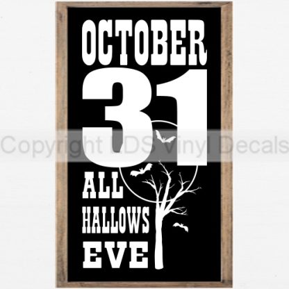 OCTOBER 31 ALL HALLOWS EVE