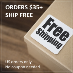 FREE SHIPPING on US Orders $35+